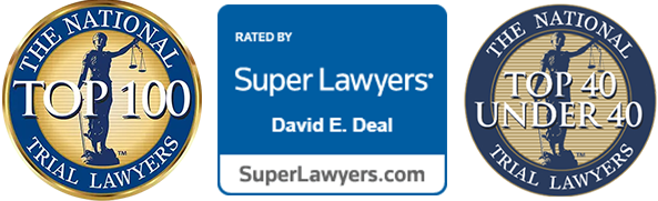 The National Trial Lawyers Top 100 | Rated by Super Lawyers David E. Deal SuperLawyers.com | The National Trial Lawyers Top 40 Under 40